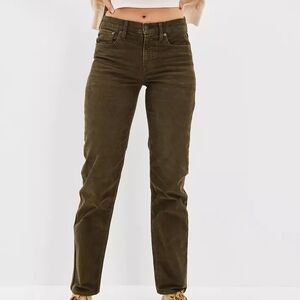 American Eagle Corduroy Straight Leg Pants 90's Style